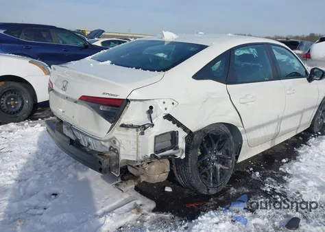 2024 Honda Civic Sport из США, поврежденный, VIN 2HGFE2F50RH547760